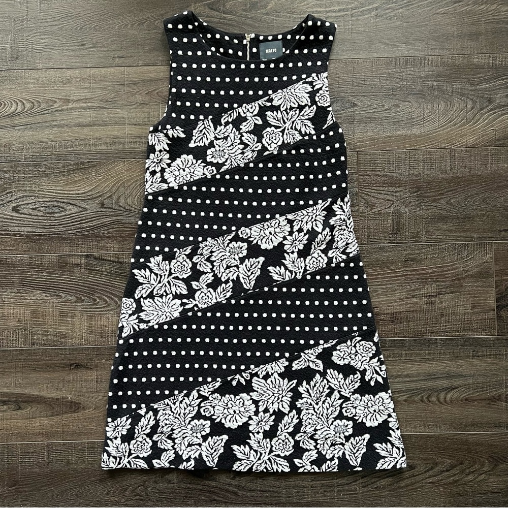 Anthropologie Maeve Multi-pattern Sleeveless Shift Dress